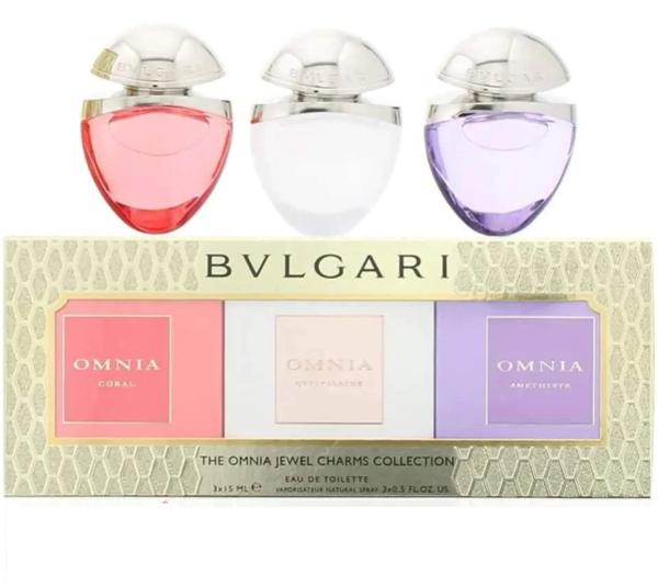 Bvlgari Omnia Jewel mini gift set coral, crystaline & amethyste